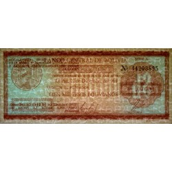 Bolivie - Pick 188 - 100'000 pesos bolivianos - Série A - Loi 1984 - Etat : SPL+