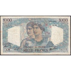 F 41-07 - 23/08/1945 - 1000 francs - Minerve et Hercule - Série K.98 - Etat : TB