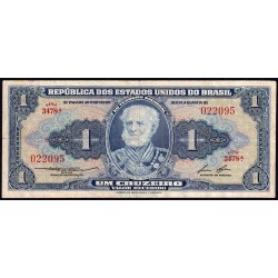 Brésil - Pick 150d - 1 cruzeiro - Série 3478 - Sans estampa - 1958 - Etat : TB+