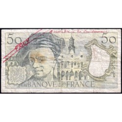 F 67-16 - 1990 - Faux 50 francs - Quentin de la Tour - Série G.59 - Etat : TB-