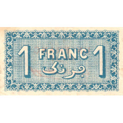 Algérie - Alger 137-20 - 1 franc - Série B.350 - 22/06/1921 - Etat : TB+