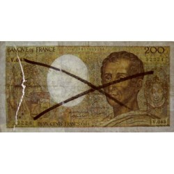 F 70-06 - 1986 - Faux 200 francs - Montesquieu - Série V.043 - Etat : B