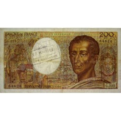 F 70-06 - 1986 - Faux 200 francs - Montesquieu - Série G.225 - Etat : TB+