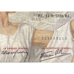 F 26-06 - 14/09/1939 - 100 francs - Sully - Série D.971 - Etat : TB+