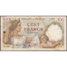 F 26-07 - 21/09/1939 - 100 francs - Sully - Série S.1026 - Etat : TB-