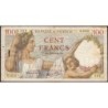 F 26-07 - 21/09/1939 - 100 francs - Sully - Série E.1212 - Etat : TB-