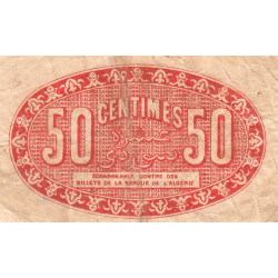 Algérie - Alger 137-25 - 50 centimes - Série D.69 - 31/01/1923 - Etat : B+