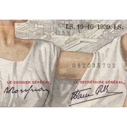 F 26-11 - 19/10/1939 - 100 francs - Sully - Série L.3282 - Etat : TTB-