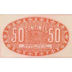 Algérie - Alger 137-25 - 50 centimes - Série D.85 - 31/01/1923 - Etat : SPL