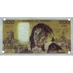F 71-31 - 05/07/1984 - Faux 500 francs - Pascal - Série T.232 - Etat : TB-