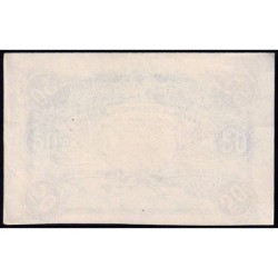 Roanne - Pirot non répertorié - 50 centimes - Epreuve 1 du revers - Etat : SUP+