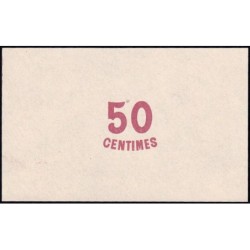 Roanne - Pirot non répertorié - 50 centimes - Epreuve 3 du revers - Etat : NEUF