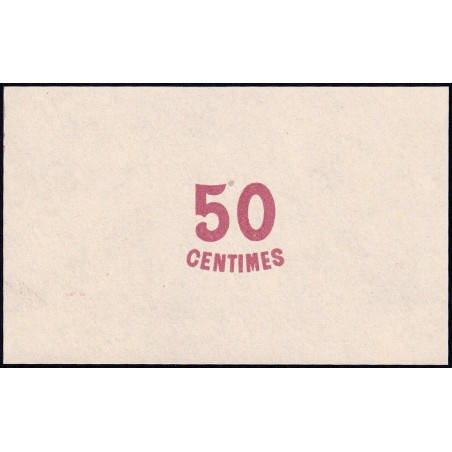 Roanne - Pirot non répertorié - 50 centimes - Epreuve 3 du revers - Etat : NEUF