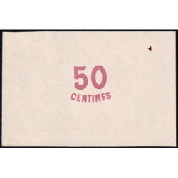 Roanne - Pirot non répertorié - 50 centimes - Epreuve 3 du revers - Etat : SPL
