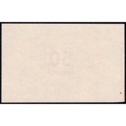 Roanne - Pirot non répertorié - 50 centimes - Epreuve 3 du revers - Etat : SPL+