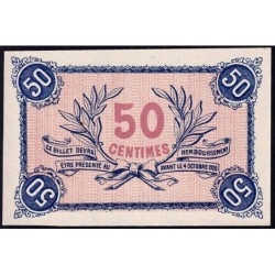Roanne - Pirot non répertorié - 50 centimes - Epreuve 4 du revers - Etat : SPL+