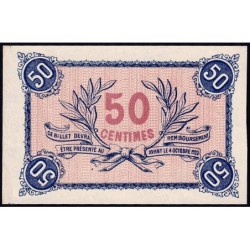 Roanne - Pirot non répertorié - 50 centimes - Epreuve 4 du revers - Etat : SPL