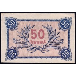 Roanne - Pirot non répertorié - 50 centimes - Epreuve 4 du revers - Etat : SUP+