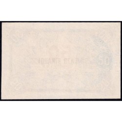 Roanne - Pirot non répertorié - 50 centimes - Epreuve 4 du revers - Etat : SUP+