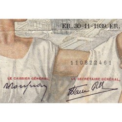 F 26-16 - 30/11/1939 - 100 francs - Sully - Série Y.4433 - Etat : TB