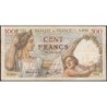 F 26-17 - 07/12/1939 - 100 francs - Sully - Série O.4843 - Etat : TB-