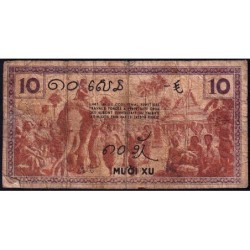 Indochine Française - Pick 85d - 10 cents - Série DA - 1943 - Etat : B