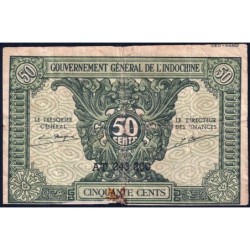 Indochine Française - Pick 91a_1 - 50 cents - Série AT - 1944 - Etat : TB-