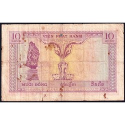 Indochine Française - Vietnam - Pick 107 - 10 piastres - Série A9 - 1953 - Etat : B+