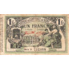 Algérie - Bône 138-17 - 1 franc - Série D - 23/09/1921 - Etat : TB-