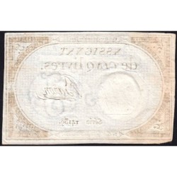 Assignat 46a - 5 livres - 10 brumaire an 2 - Signature 10 - Etat : SUP+