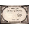 Assignat 46a - 5 livres - 10 brumaire an 2 - Signature 12 - Etat : TTB+