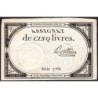 Assignat 46a - 5 livres - 10 brumaire an 2 - Signature 14- Etat : SUP+
