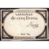 Assignat 46a - 5 livres - 10 brumaire an 2 - Signature 20 - Etat : TTB+