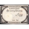 Assignat 46a - 5 livres - 10 brumaire an 2 - Signature 20 - Etat : TTB-