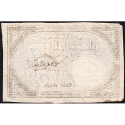 Assignat 46a - 5 livres - 10 brumaire an 2 - Signature 26 - Etat : TTB