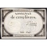 Assignat 46a - 5 livres - 10 brumaire an 2 - Signature 28 - Etat : TTB