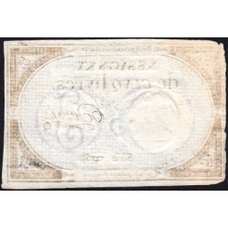 Assignat 46a - 5 livres - 10 brumaire an 2 - Signature 34 - Etat : TTB-