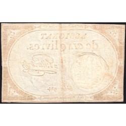 Assignat 46a - 5 livres - 10 brumaire an 2 - Signature 52 - Etat : TTB