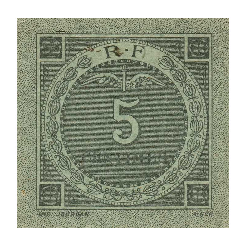 Algérie - Bougie-Sétif 139-9a - 5 centimes - 1916 - Etat : SPL