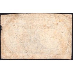 Assignat 46a - 5 livres - 10 brumaire an 2 - Signature 74 - Etat : TB