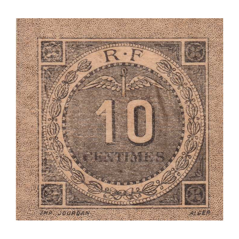 Algérie - Bougie-Sétif 139-10b - 10 centimes - 1916 - Etat : SUP