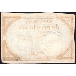 Assignat 46a - 5 livres - 10 brumaire an 2 - Signature 80 - Etat : TTB+