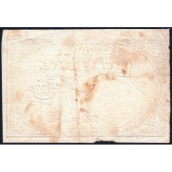 Assignat 46a - 5 livres - 10 brumaire an 2 - Signature 87 - Etat : TB+