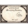 Assignat 46a - 5 livres - 10 brumaire an 2 - Signature 88 - Etat : TTB+