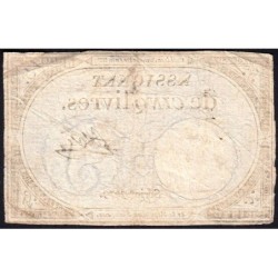 Assignat 46a - 5 livres - 10 brumaire an 2 - Signature 82 - Etat : TTB-