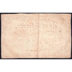 Assignat 46a - 5 livres - 10 brumaire an 2 - Signature 99 - Etat : TB