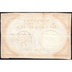 Assignat 46av2 - 5 livres - 10 brumaire an 2 - Signature 52 - Etat : SUP+