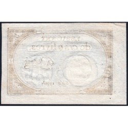 Assignat 46a - 5 livres - 10 brumaire an 2 - Signature 34 - Etat : SPL