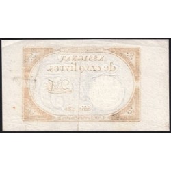 Assignat 46a - 5 livres - 10 brumaire an 2 - Signature 36 - Etat : SUP+