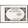 Assignat 46a - 5 livres - 10 brumaire an 2 - Signature 44 - Etat : SPL